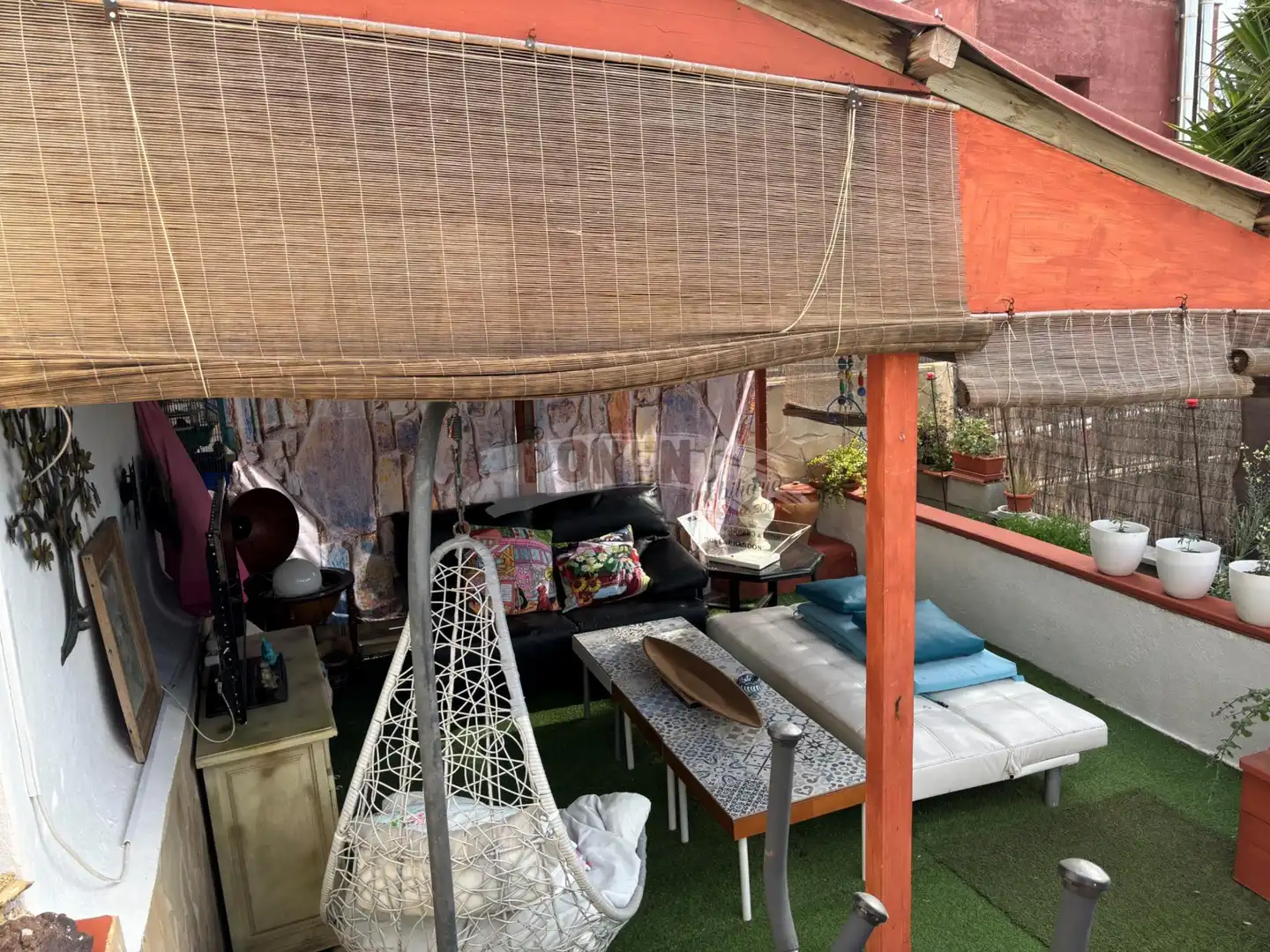 Terrassa de Casa o xalet en venda en Santa Eulària des Riu amb Aire condicionat, Jardí privat i Terrassa