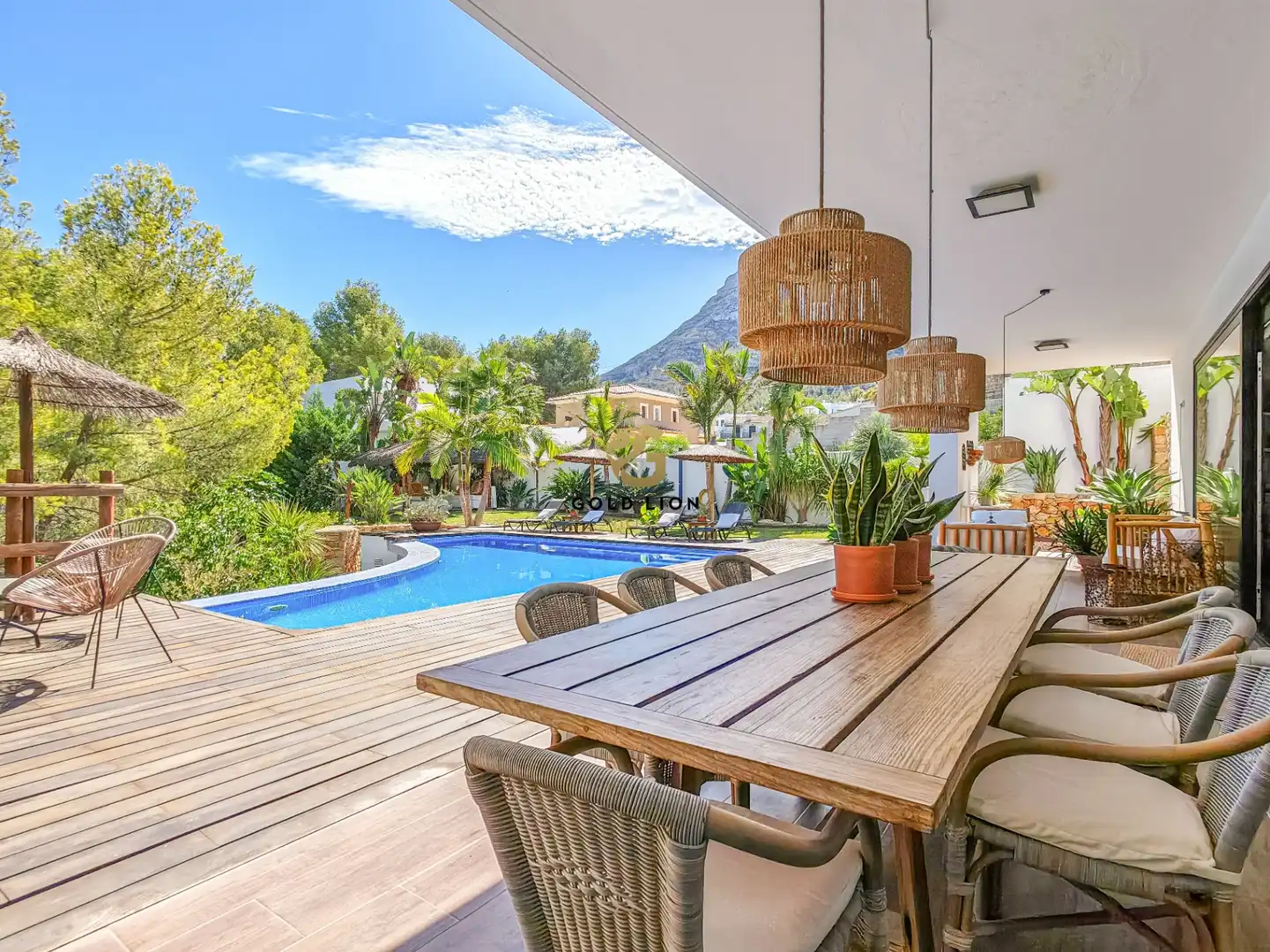 Garden of Houses for sale in Dénia  with Air Conditioner, Heating and Private garden