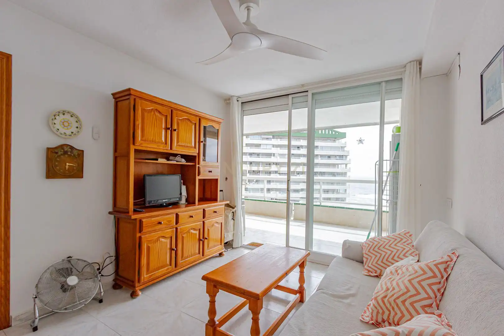Sala de estar de Apartamento de alquiler en Calpe / Calp