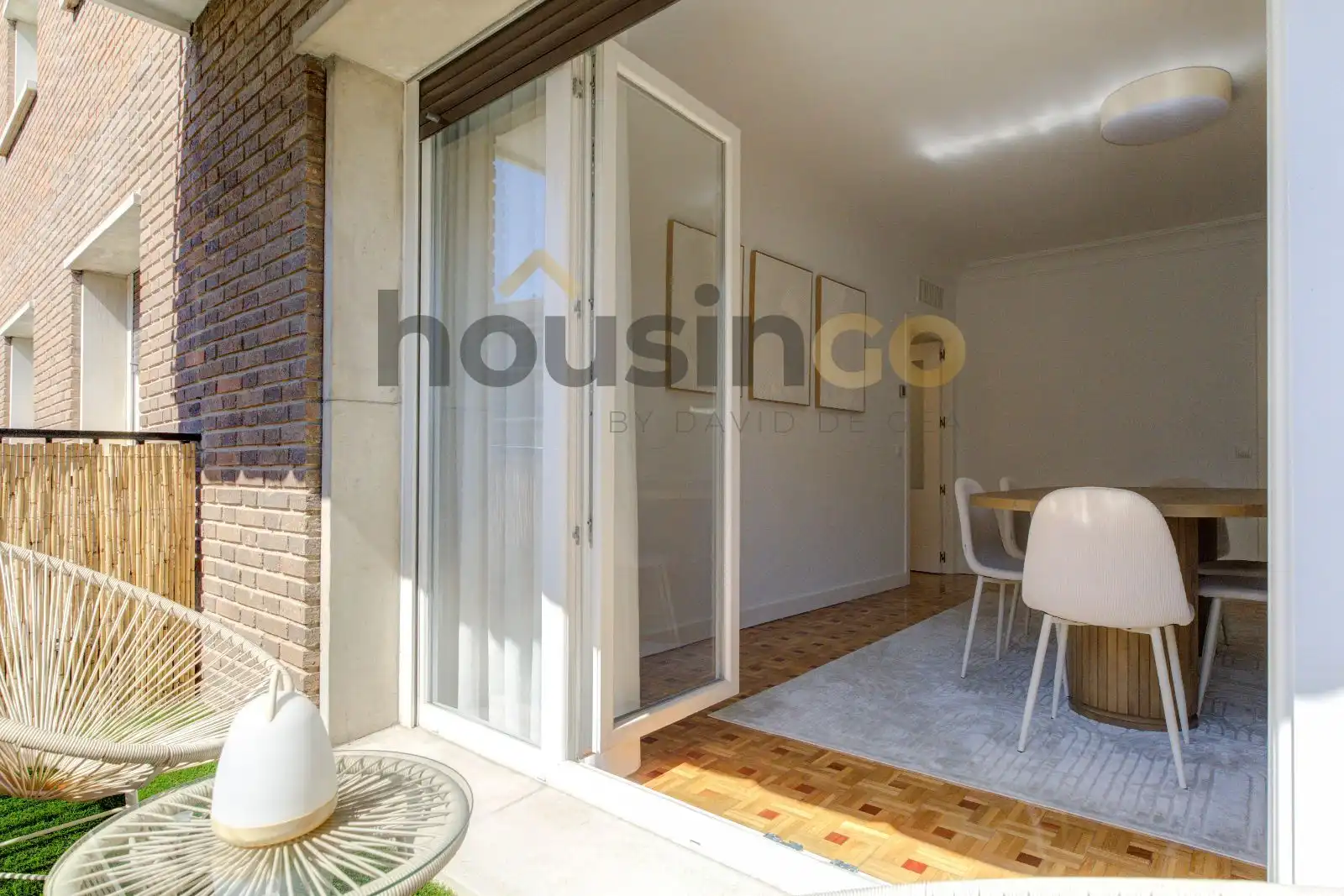 Exterior view of Flat for rent in Madrid  with Air Conditioner, Parquet flooring and Terrace