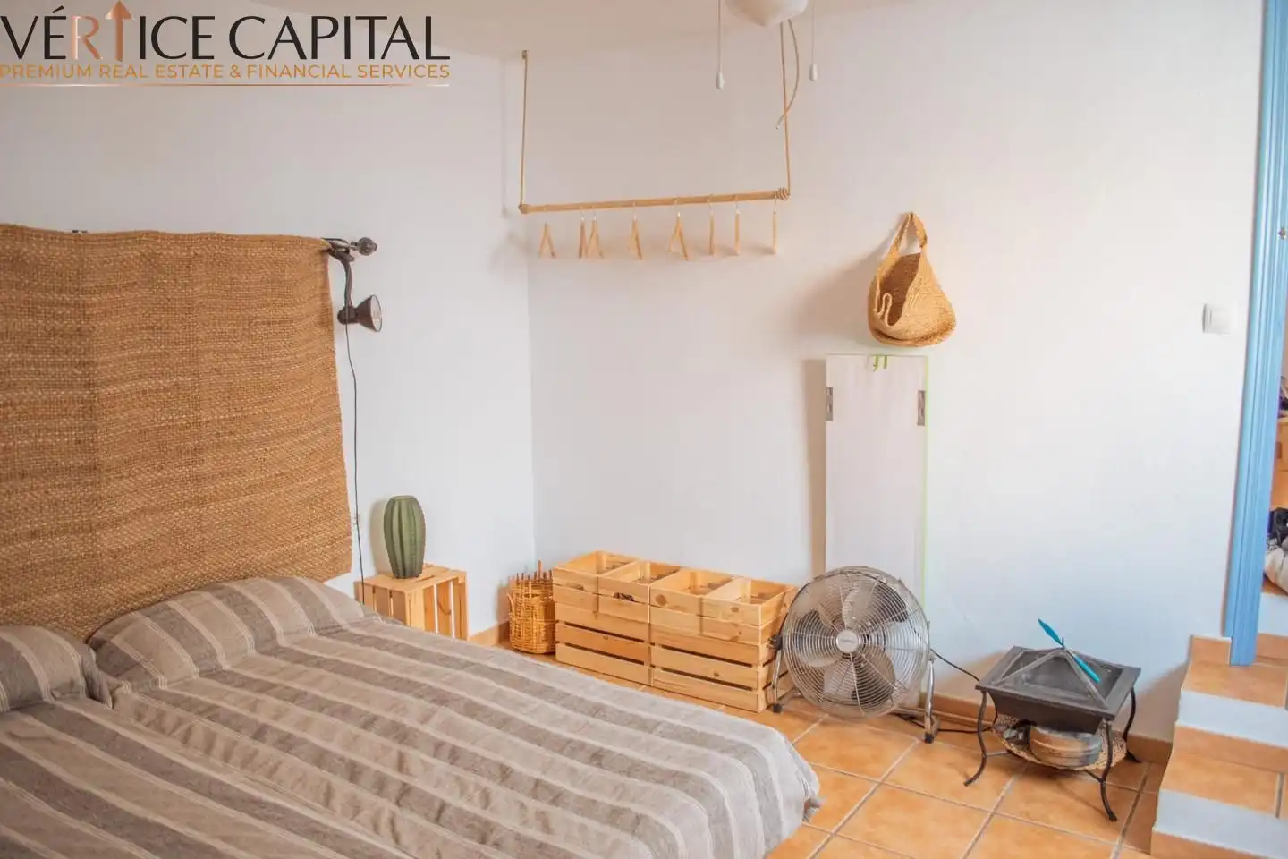 Bedroom of Houses for sale in Villanueva de Algaidas  with Air Conditioner, Terrace and Swimming Pool