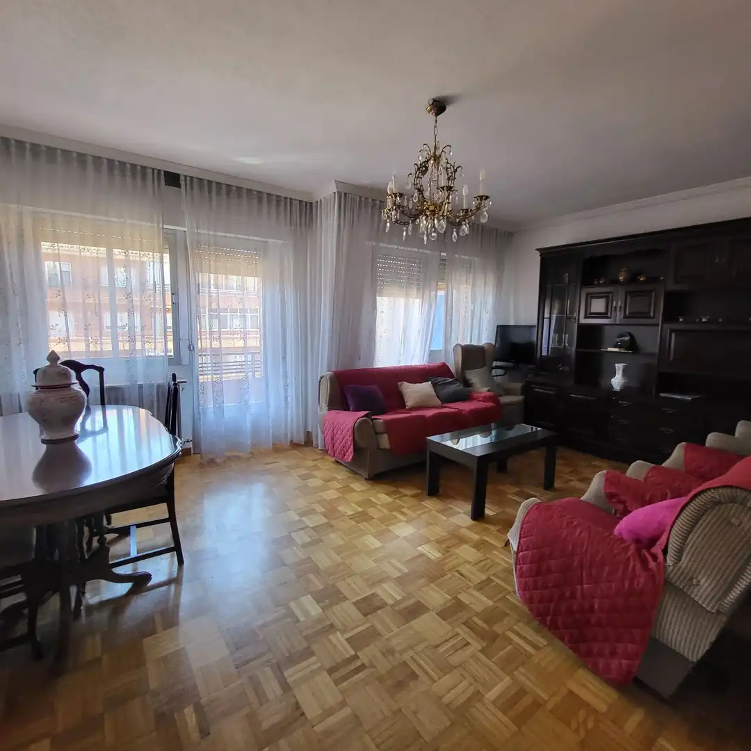 Wohnzimmer von Wohnung zur Miete in Ávila mit Heizung, Terrasse und Möbliert