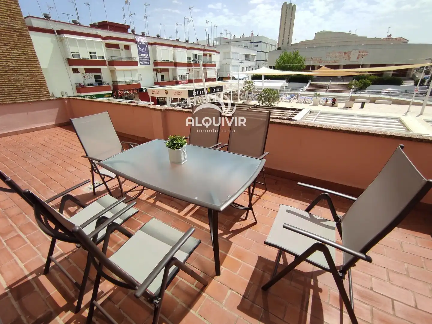 Terrace of Flat for rent in Almonte  with Air Conditioner, Terrace and Furnished