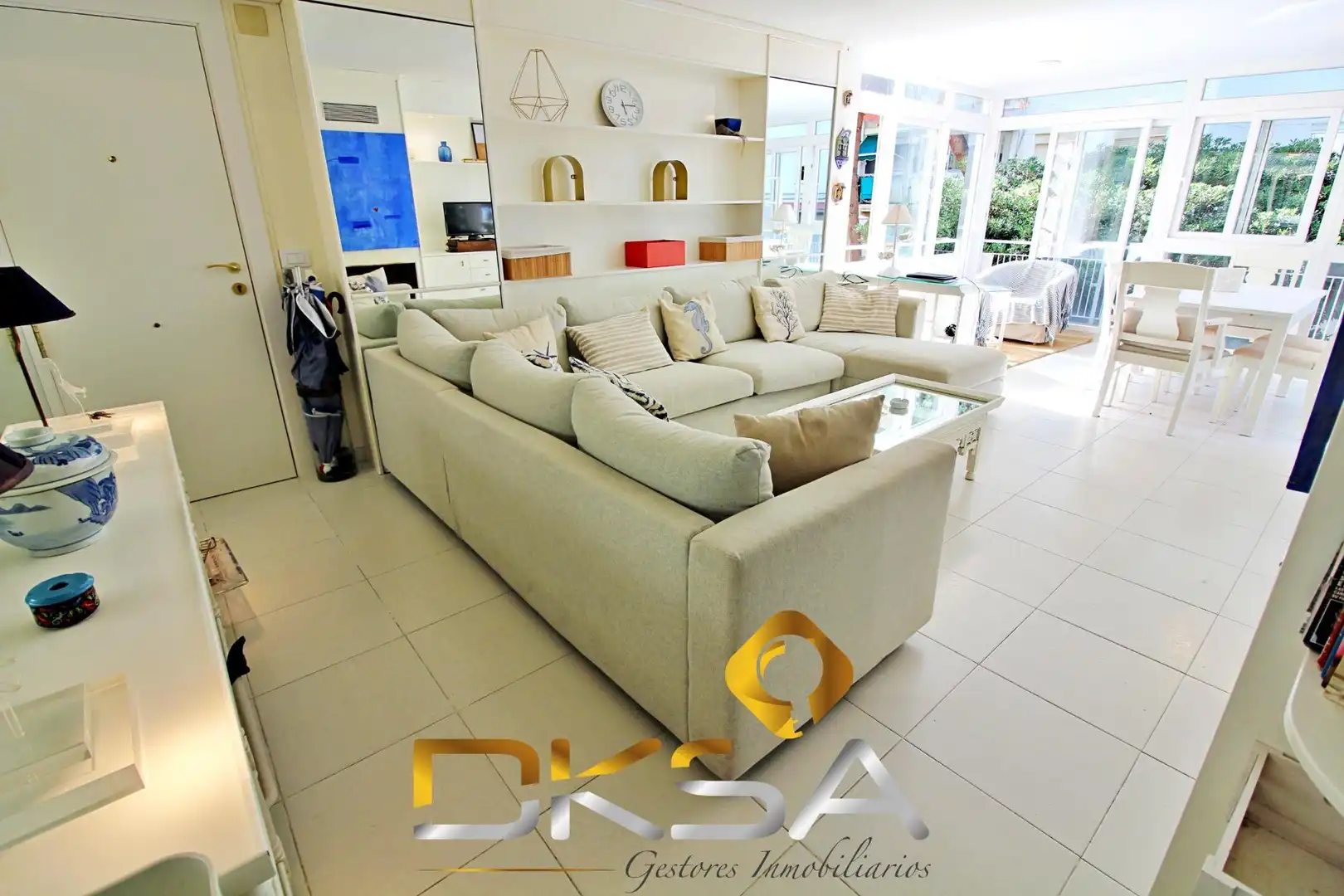 Living room of Flat for sale in Benicasim / Benicàssim  with Private garden, Terrace and Furnished