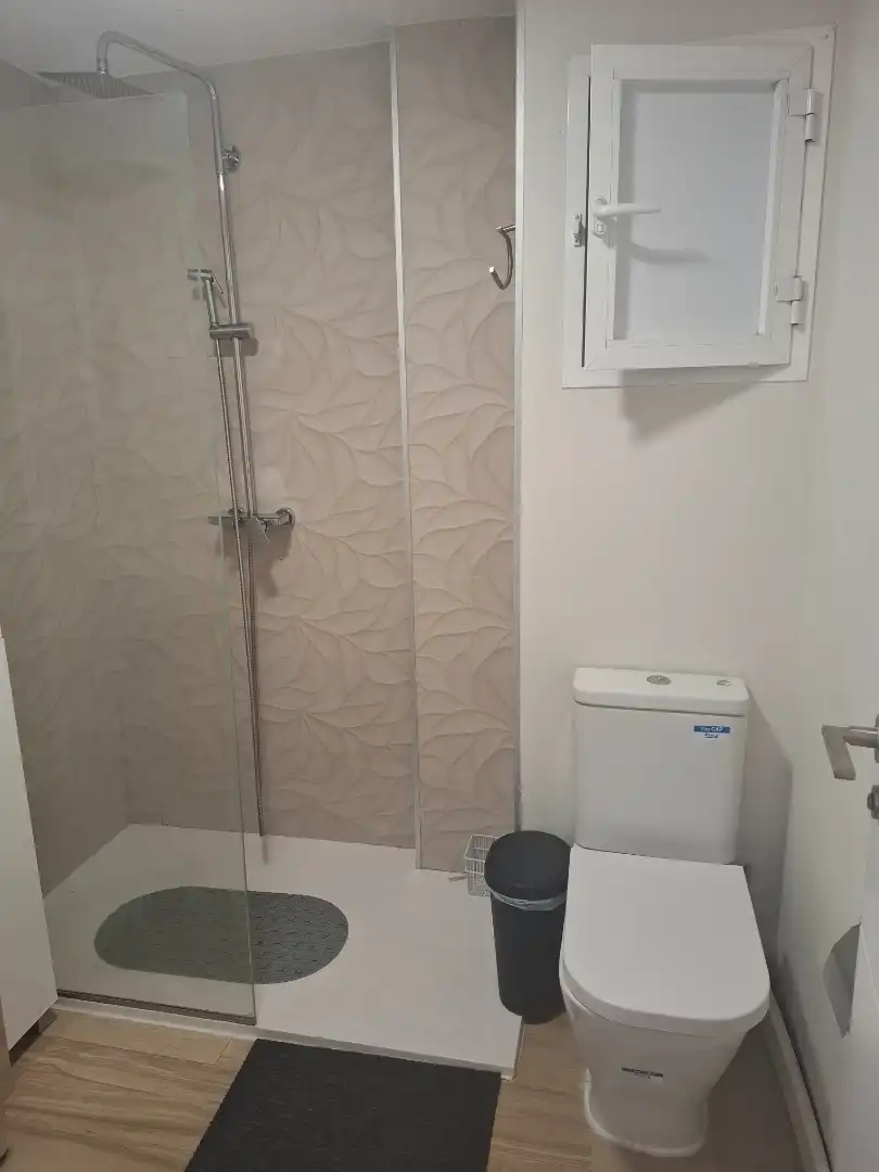 Bany de Apartament de lloguer en Valencia amb Aire condicionat, Calefacció i Moblat