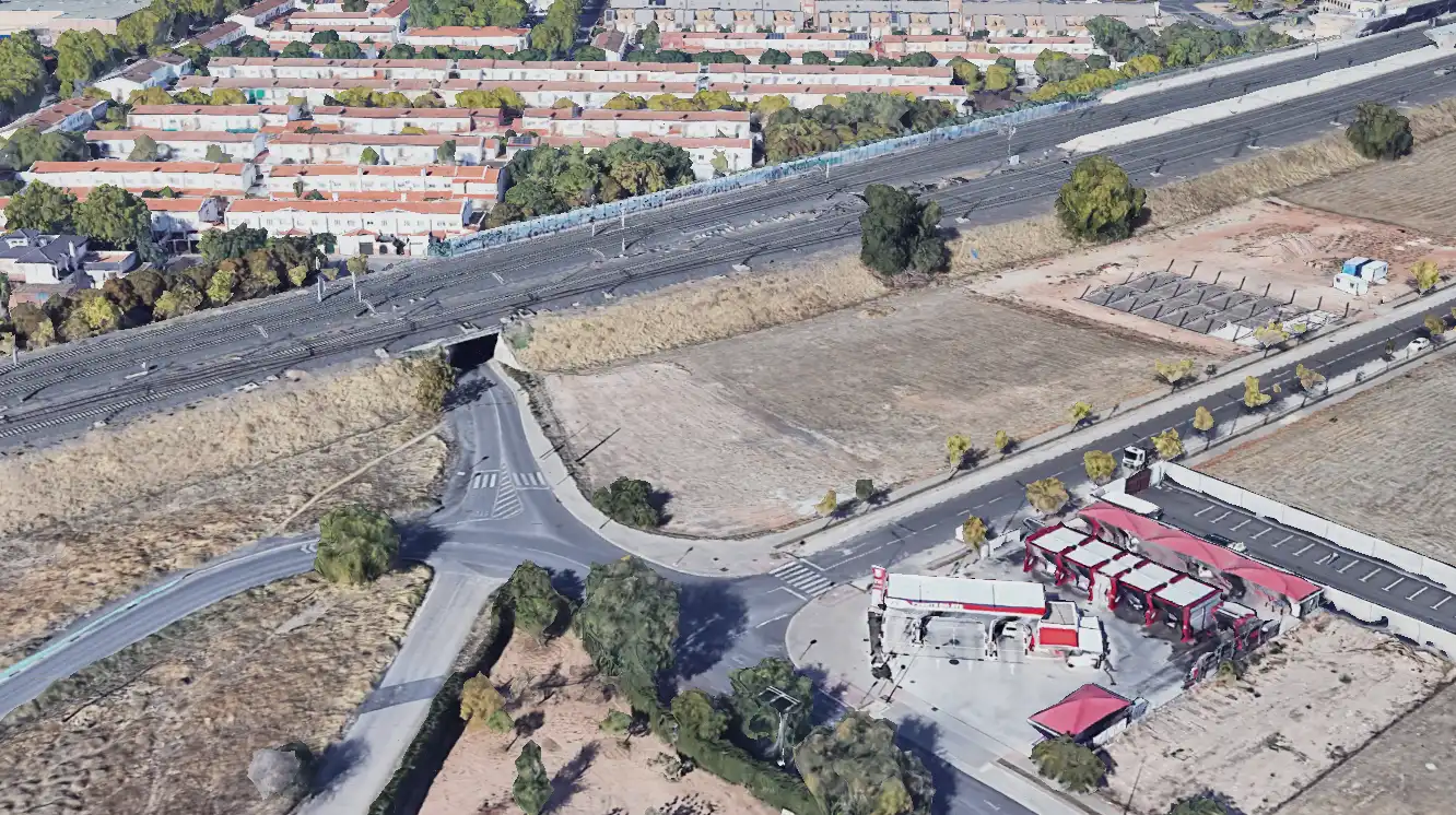 Vista exterior de Terreny industrial en venda en Ciudad Real