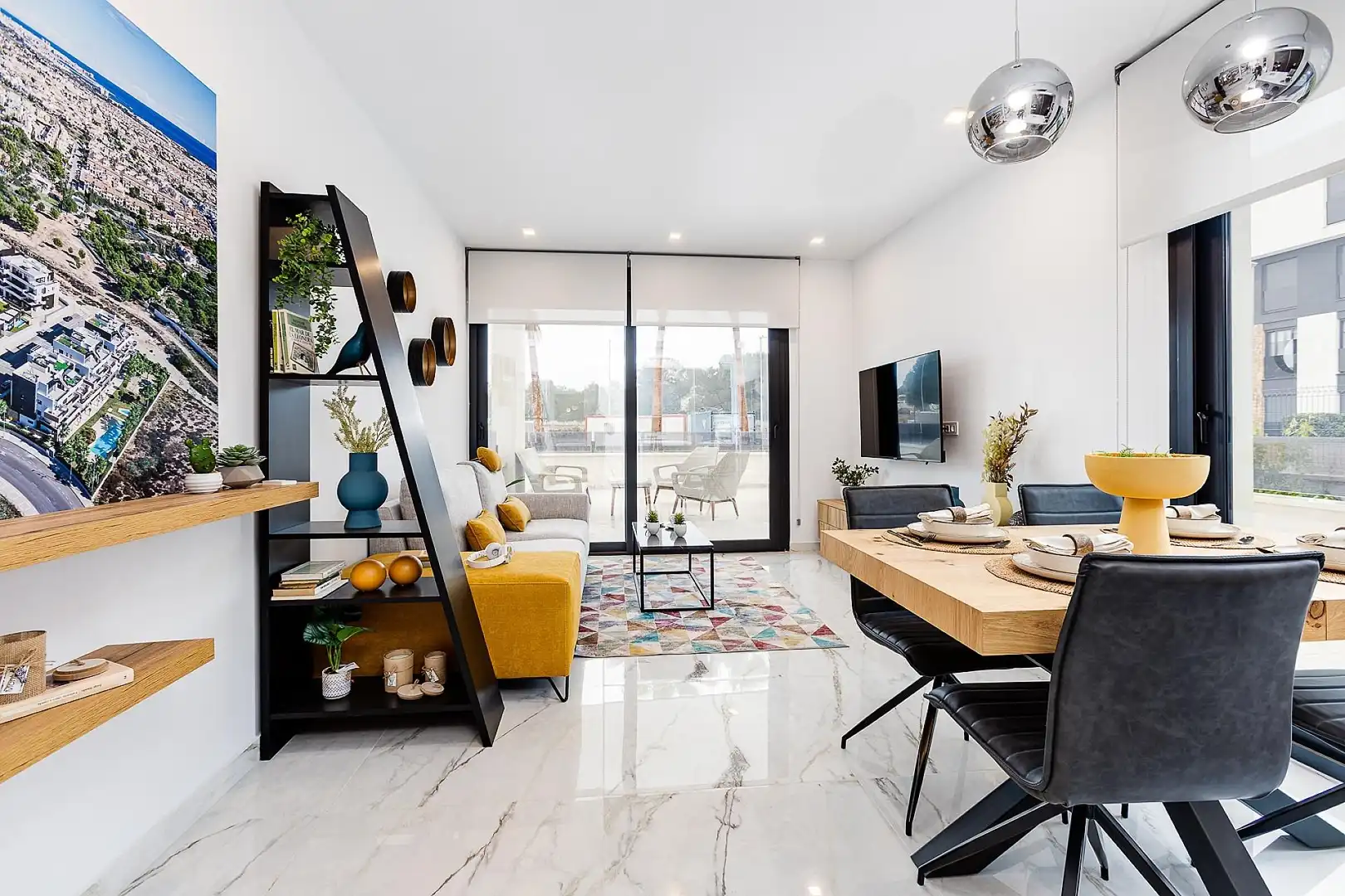 Living room of Apartments for sale in Orihuela  with Air Conditioner, Private garden and Terrace