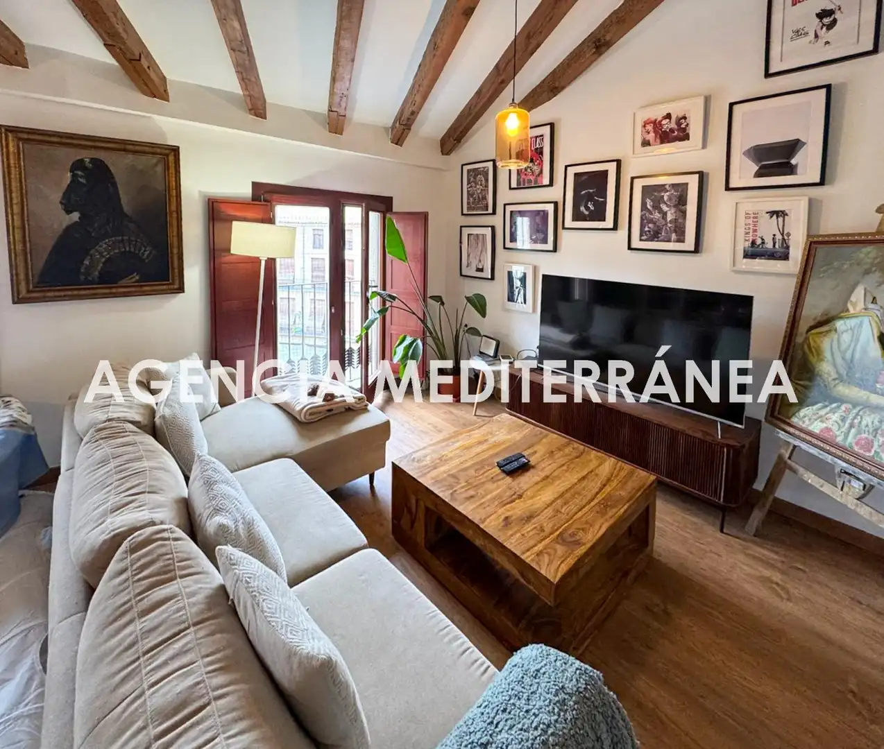 Sala de estar de Piso en venta en Valencia con Aire acondicionado, Calefacción y Balcón