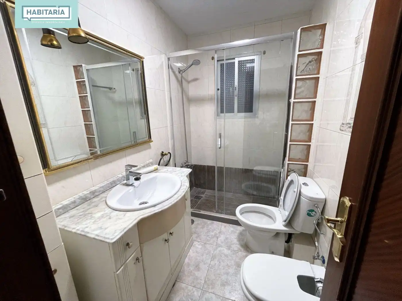 Badezimmer von Wohnung zur Miete in Málaga mit Klimaanlage, Terrasse und Möbliert