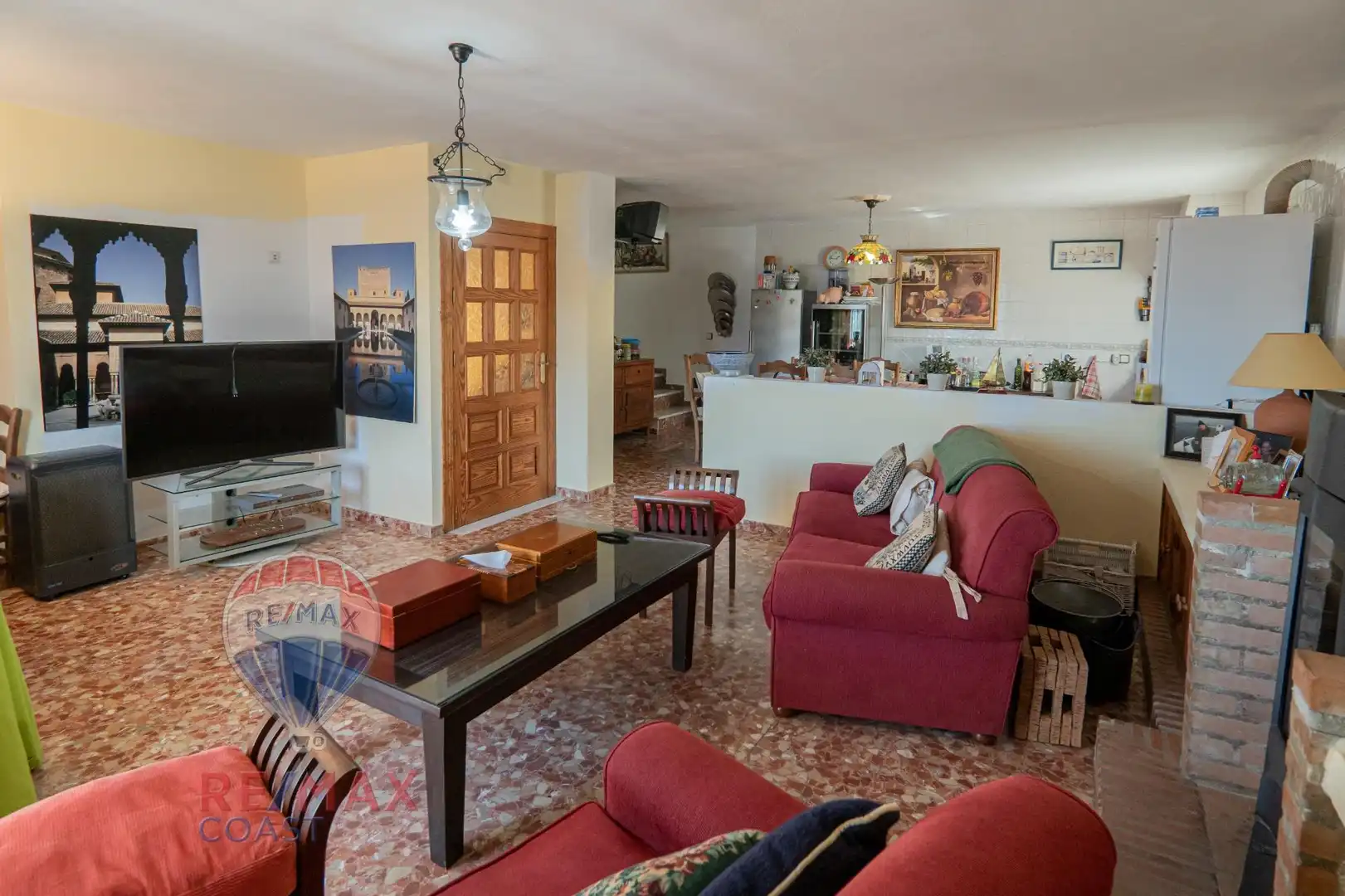 Sala d'estar de Finca rústica en venda en Jubrique amb Aire condicionat, Calefacció i Terrassa