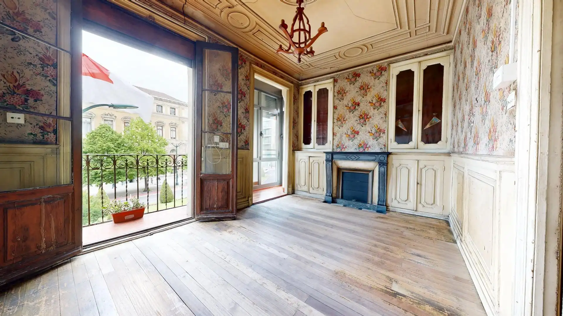Sala de estar de Piso en venta en Bilbao  con Calefacción, Terraza y Balcón