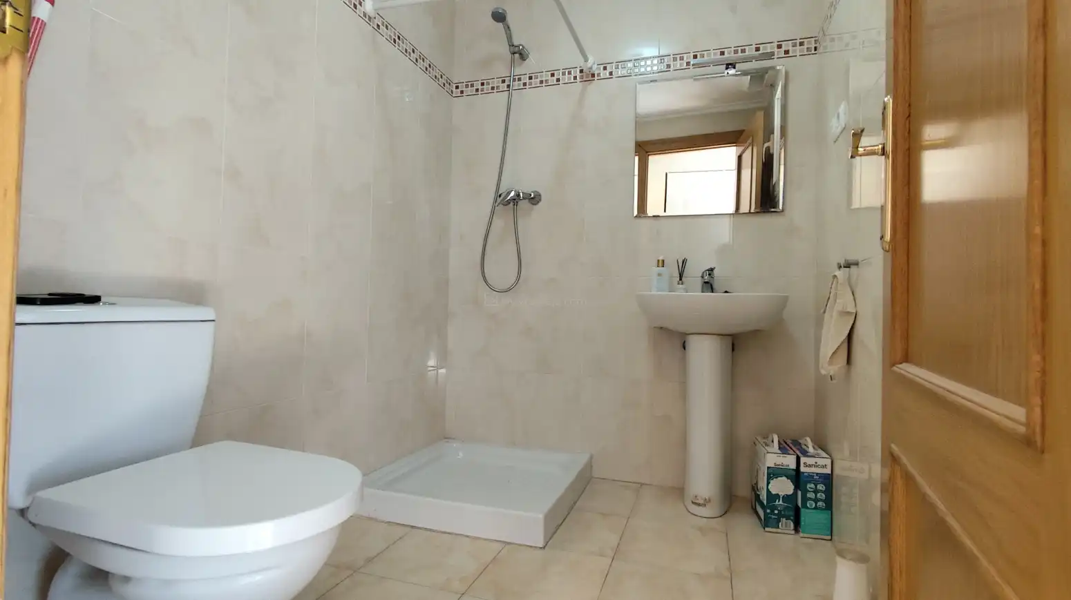 Badezimmer von Wohnung zur Miete in Villamediana de Iregua mit Heizung, Parkett und Terrasse