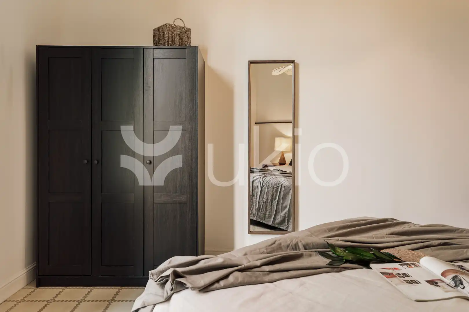 Habitación de Apartamento de alquiler en Barcelona con Aire acondicionado, Calefacción y Amueblado