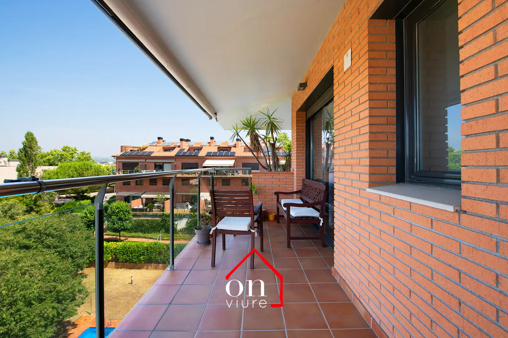 Terrace of Attic for sale in Sant Cugat del Vallès  with Air Conditioner, Heating and Parquet flooring