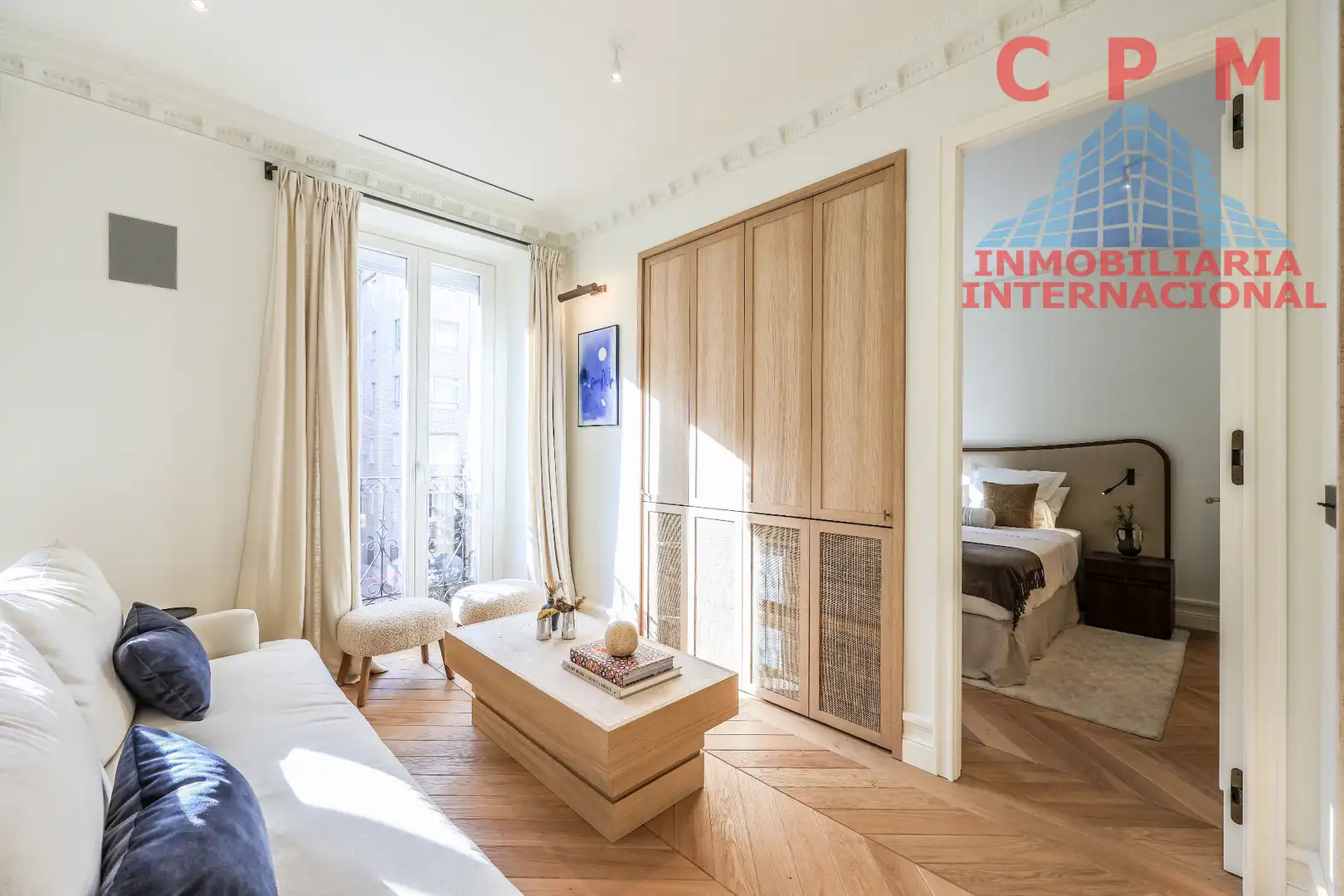 Bedroom of Flat for sale in Barrio de Salamanca