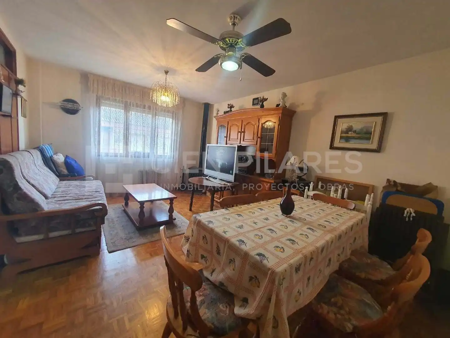 Sala de estar de Piso en venta en Arnedillo con Terraza, Trastero y Amueblado