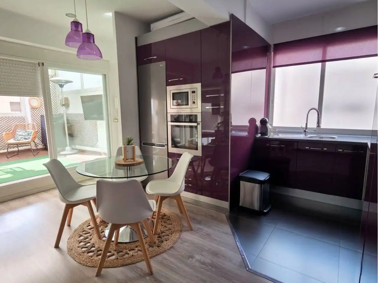 Cocina de Ático en venta en Valencia con Aire acondicionado, Calefacción y Terraza