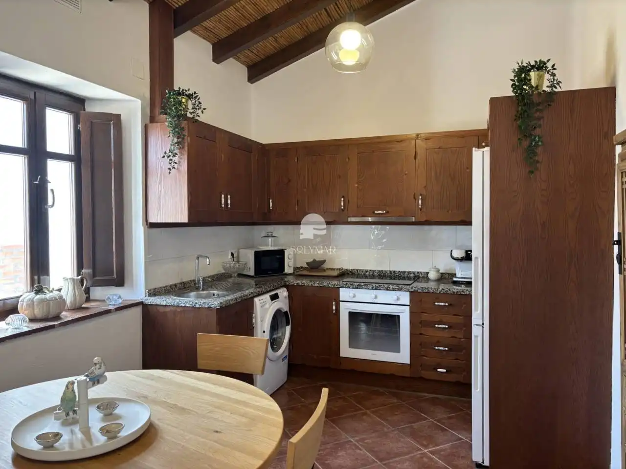 Cuina de Finca rústica de lloguer en Vélez-Málaga amb Aire condicionat, Terrassa i Moblat
