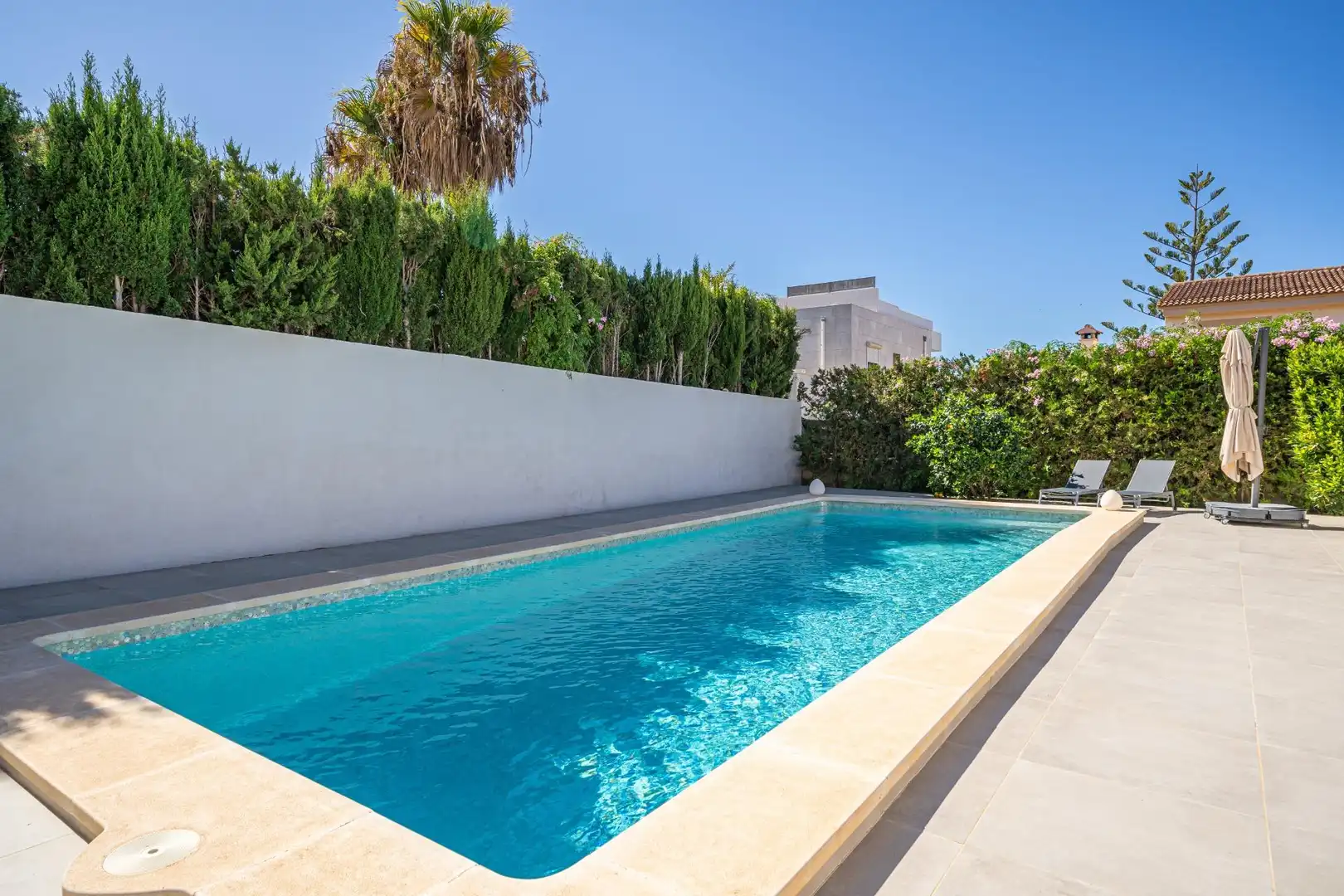 Swimming pool of Houses for rent in Llucmajor  with Air Conditioner, Private garden and Terrace