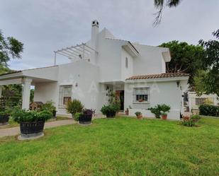 Exterior view of House or chalet for sale in Jerez de la Frontera  with Air Conditioner, Private garden and Terrace