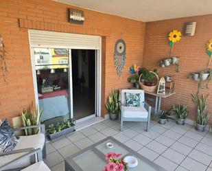 Balcony of Flat for sale in Roquetas de Mar  with Air Conditioner, Heating and Private garden