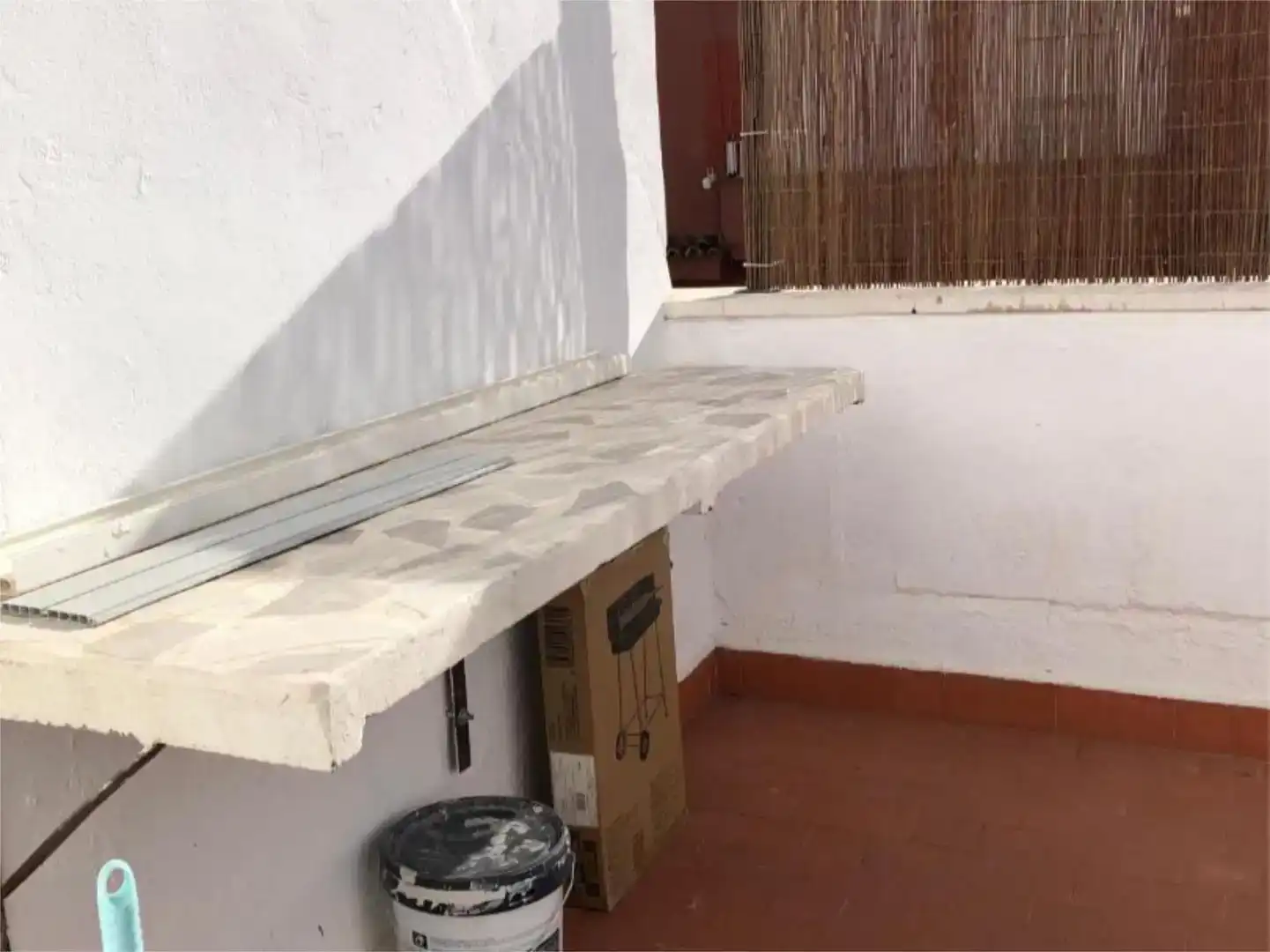 Terrasse von Dachboden zur Miete in  Madrid Capital mit Balkon