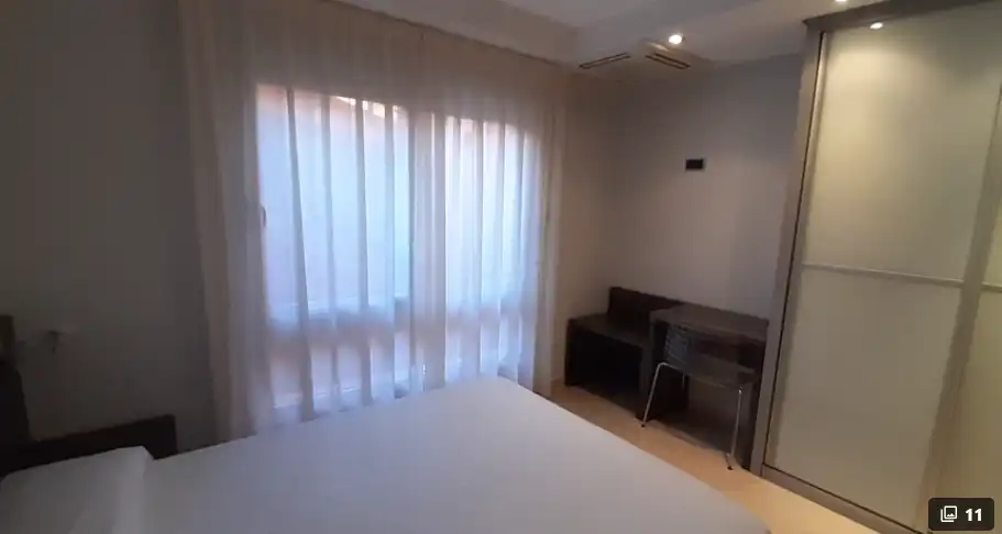 Dormitori de Apartament de lloguer en Benitachell / El Poble Nou de Benitatxell amb Aire condicionat, Terrassa i Moblat