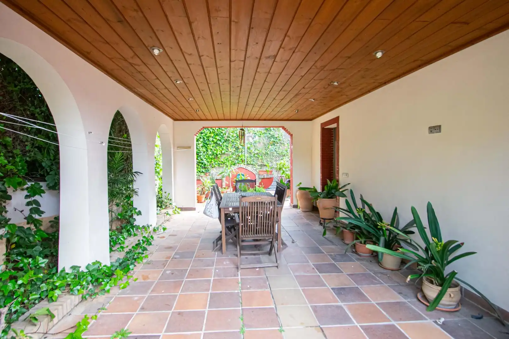 Terrassa de Casa o xalet en venda en Tomares amb Jardí privat, Terrassa i Piscina