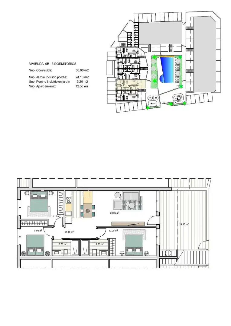Apartament amb terrassa en venda a Roldán, imagen 26