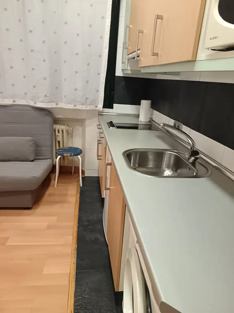 Cocina de Estudio de alquiler en Madrid