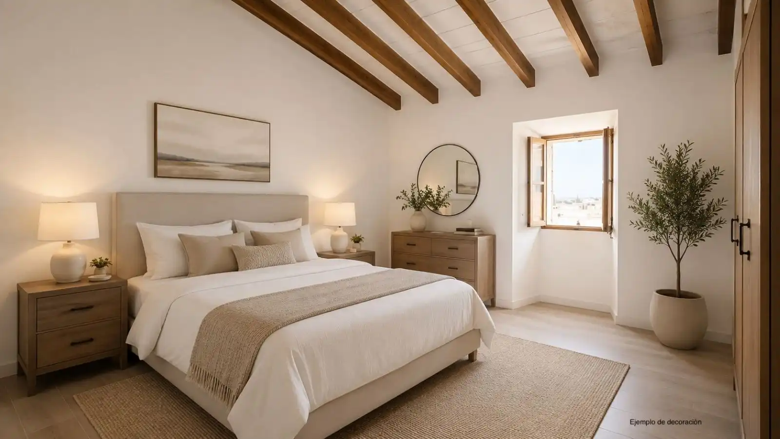 Schlafzimmer von Einfamilien-Reihenhaus zum Verkauf in Pollença mit Terrasse und Balkon