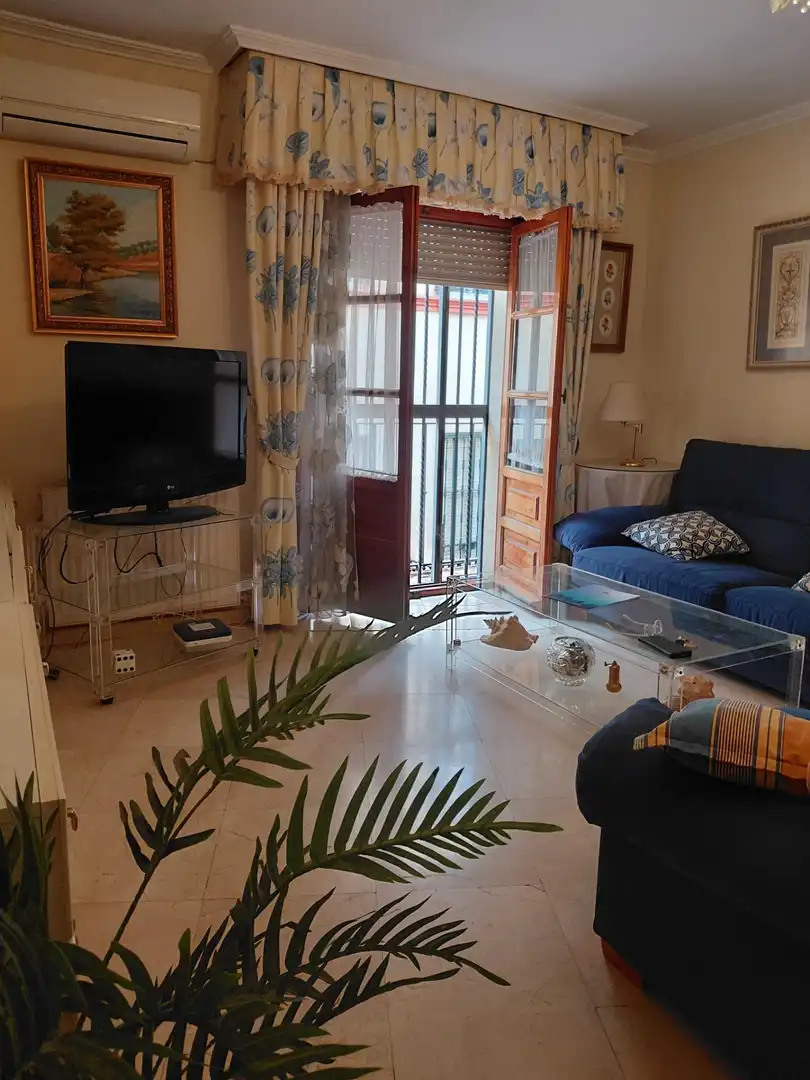 Living room of Flat for sale in Sevilla  with Air Conditioner, Heating and Storage room