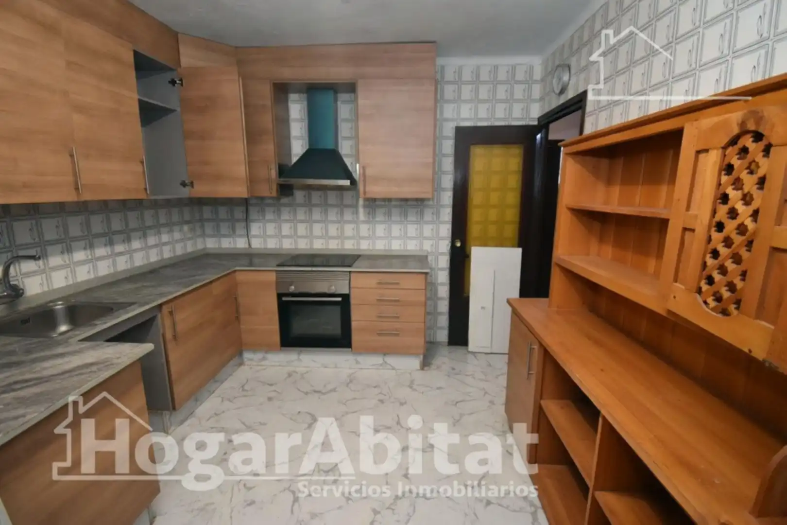 Cocina de Piso en venta en Vila-real con Amueblado y Balcón