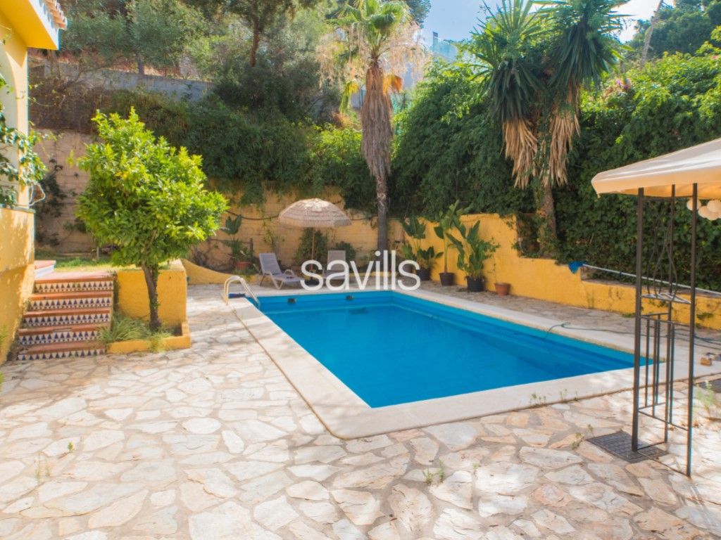 Piscina de Casa o xalet en venda en Málaga Capital