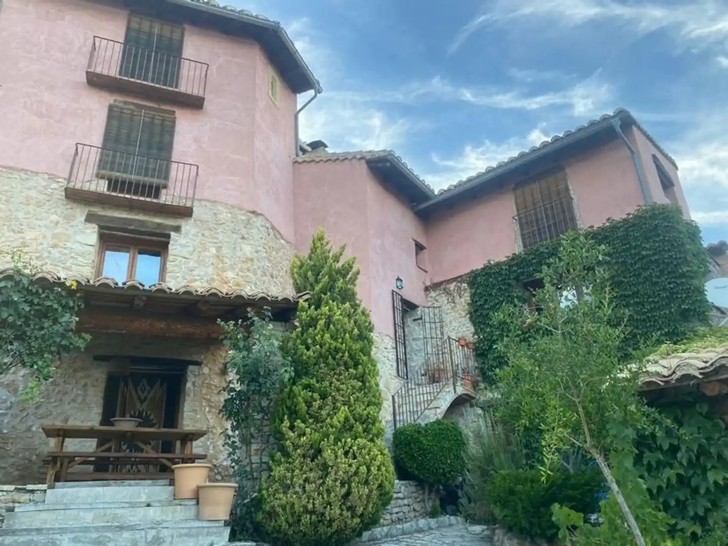 Vista exterior de Finca rústica en venta en Morella con Jardín privado, Terraza y Trastero