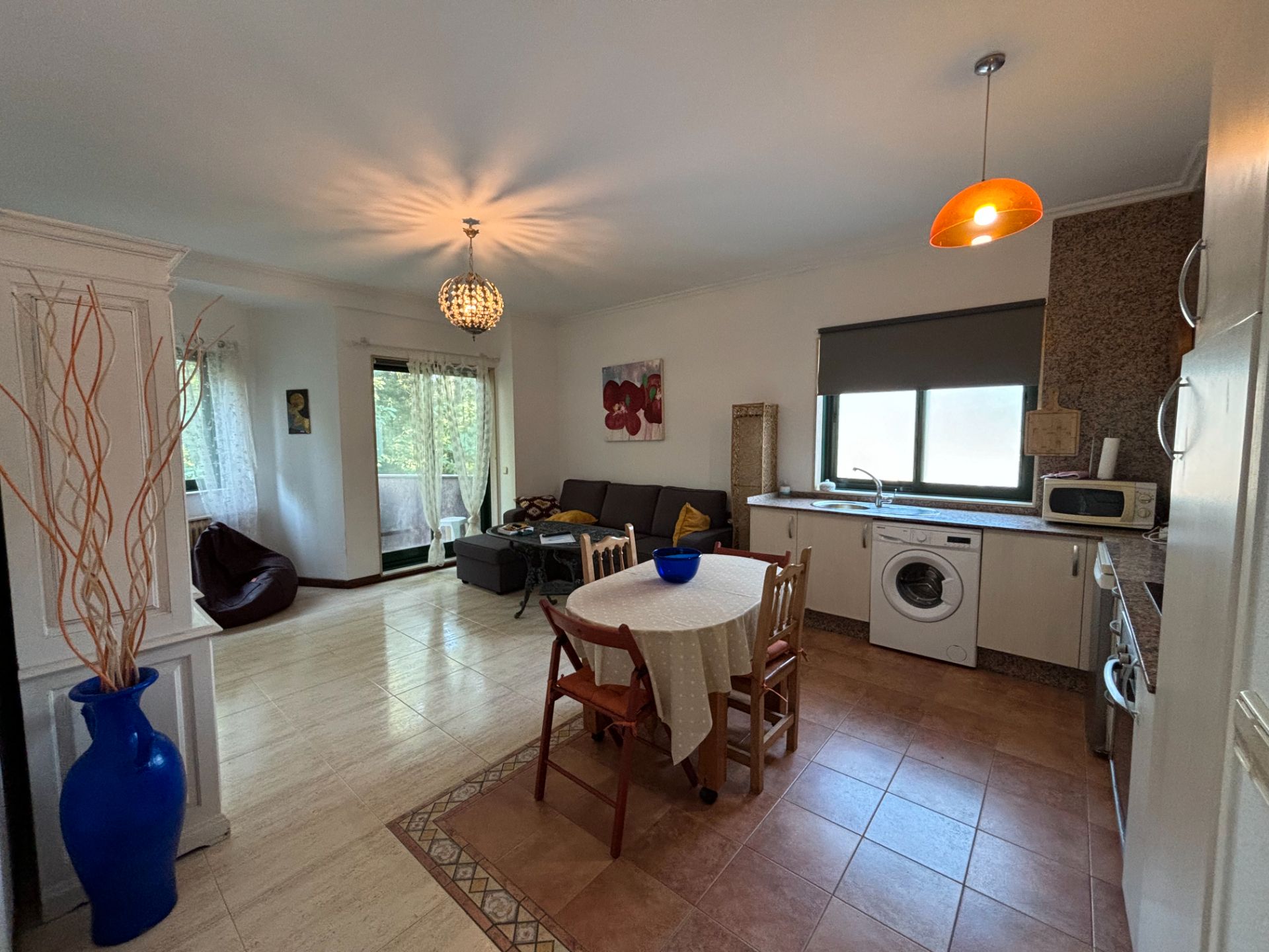 Living room of Apartment to rent in Vigo   with Heating, Furnished and Oven