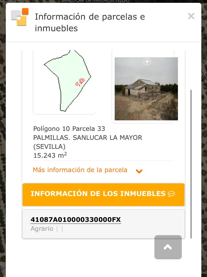 Land for sale in Sanlúcar la Mayor