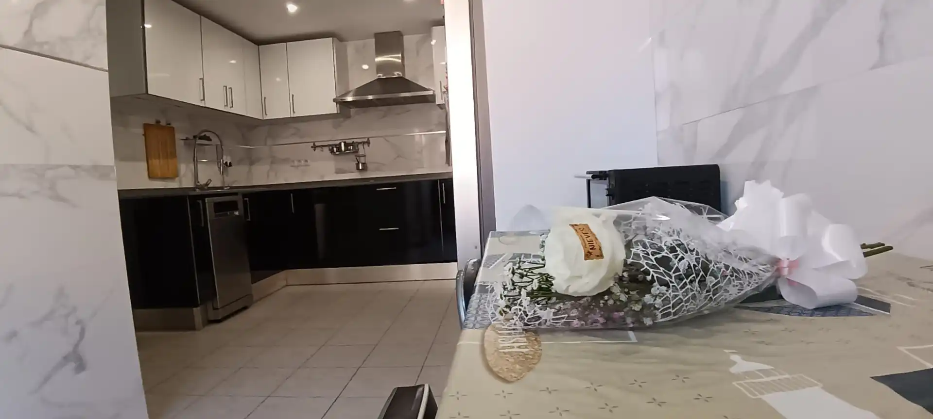 Cocina de Casa adosada en venta en Torres de Berrellén con Aire acondicionado, Calefacción y Terraza