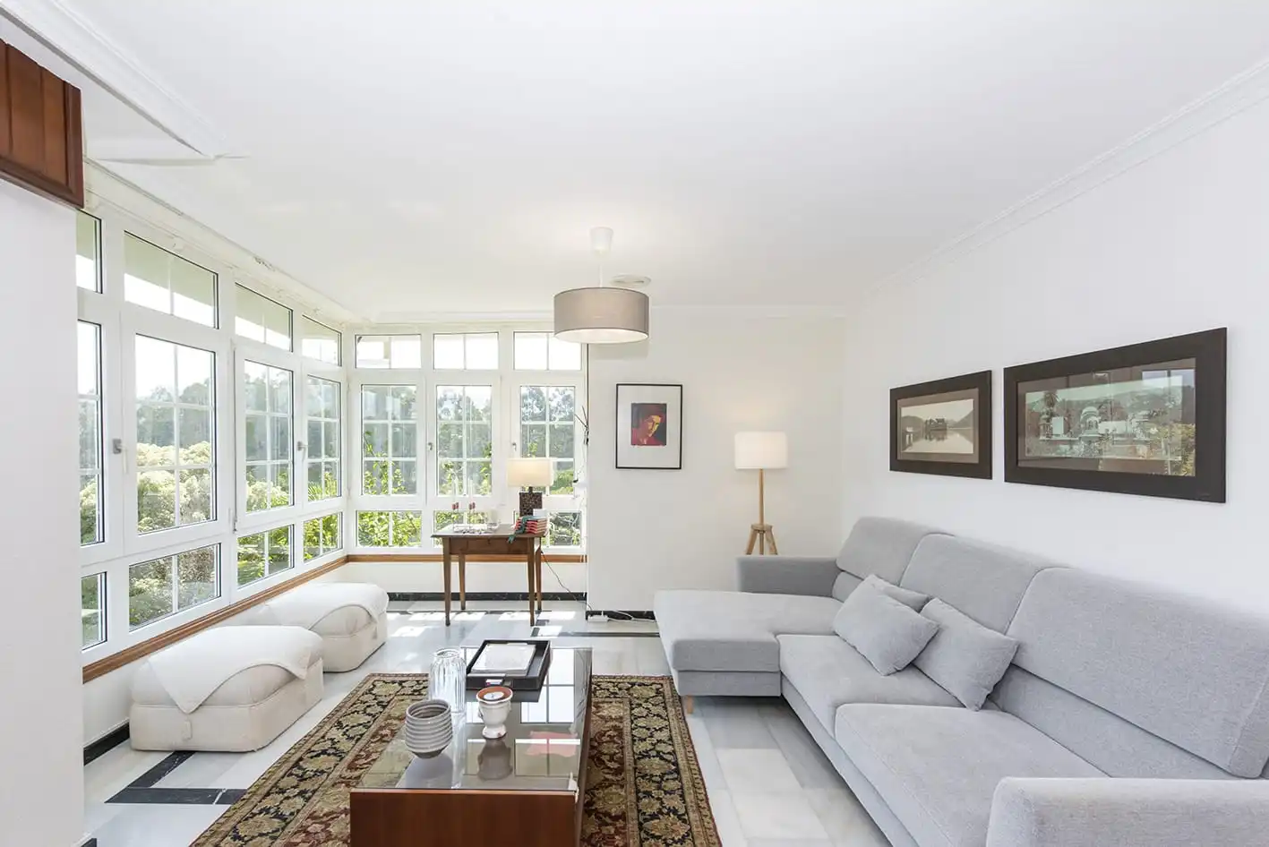 Sala de estar de Casa o chalet en venta en Gondomar con Calefacción, Parquet y Terraza