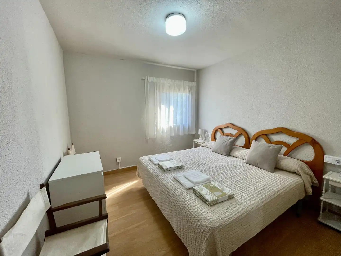 Bedroom of Flat for rent in Alcalá de la Selva  with Heating, Terrace and Storage room