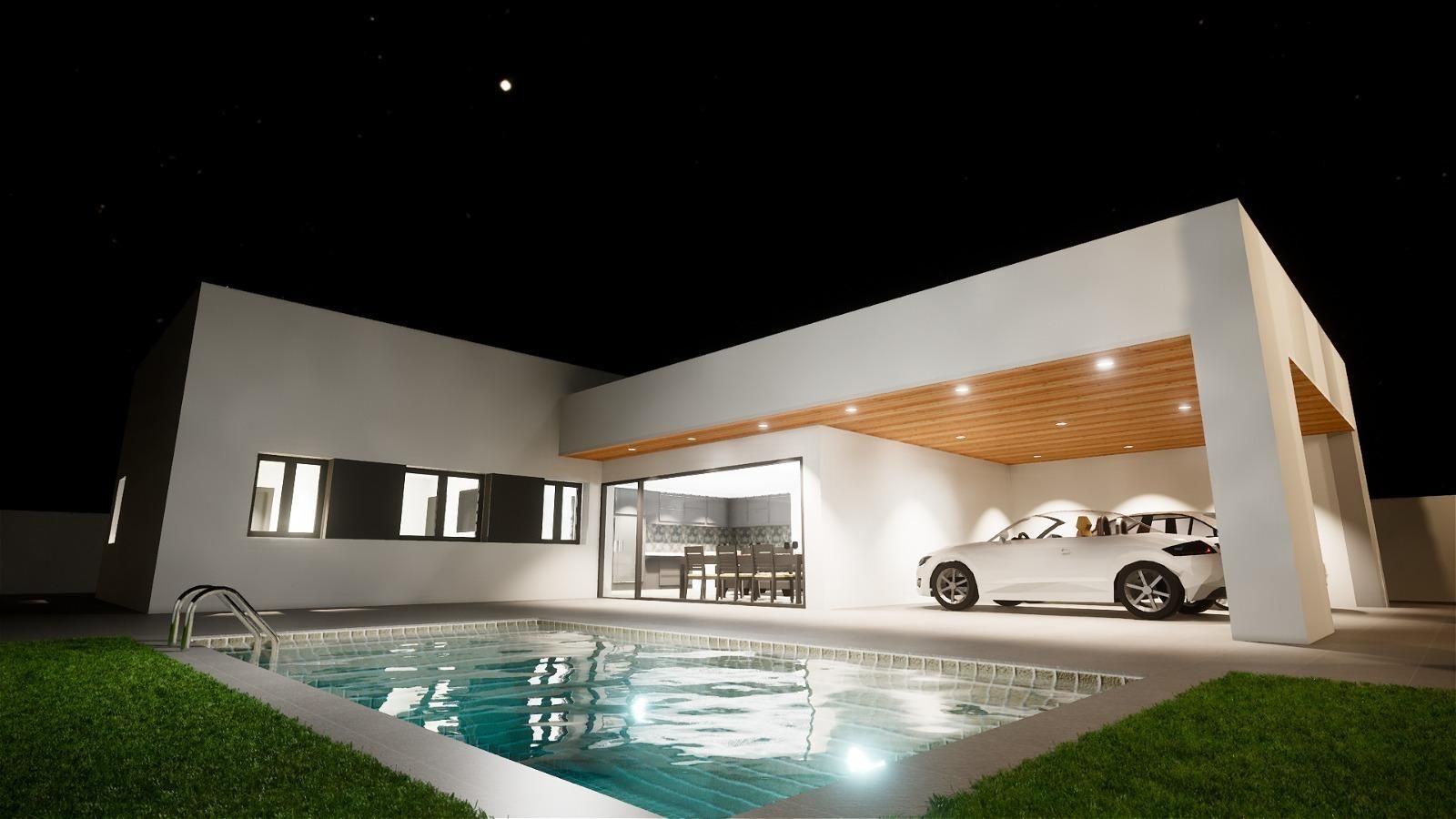 Piscina de Casa o xalet en venda en Cúllar Vega amb Piscina