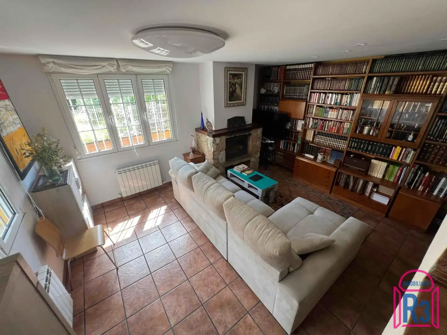 Sala de estar de Casa o chalet en venta en Carrocera con Calefacción, Jardín privado y Amueblado