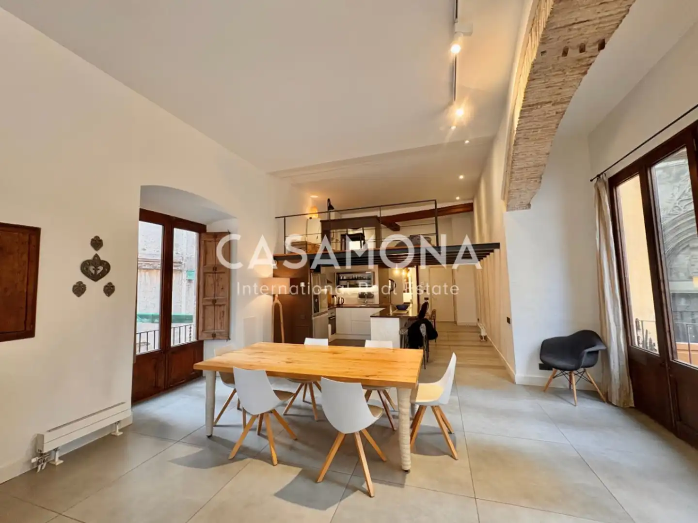 Küche von Maisonette zur Miete in Barcelona mit Klimaanlage, Heizung und Abstellraum