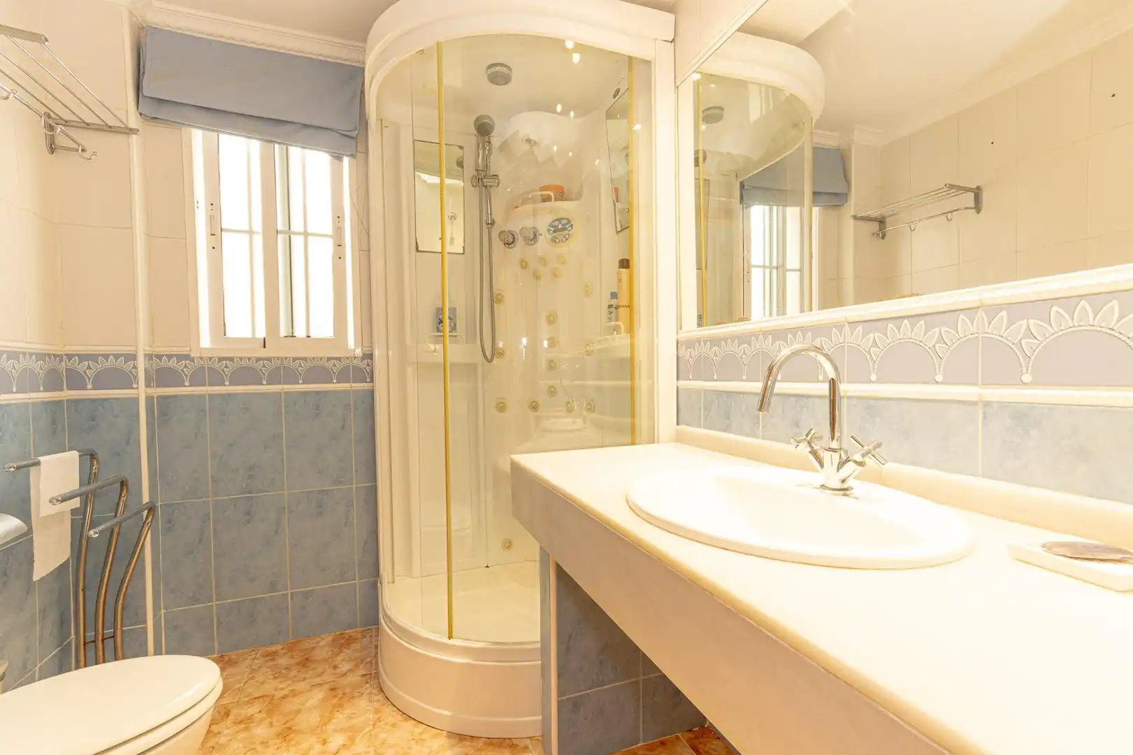 Badezimmer von Haus oder Chalet zur Miete in Orihuela mit Heizung, Privatgarten und Terrasse