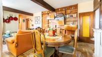 Dining room of Flat for sale in  Madrid Capital  with Heating, Private garden and Terrace