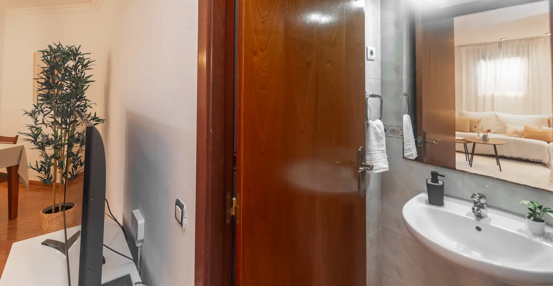 Badezimmer von Maisonette zum Verkauf in Rubí mit Klimaanlage, Heizung und Möbliert
