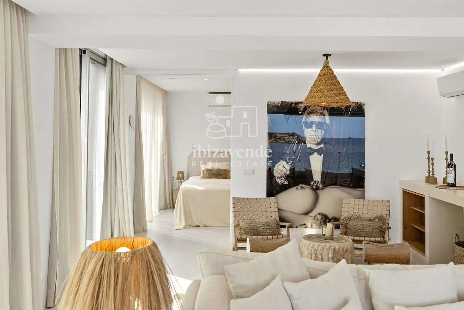 Sala d'estar de Casa o xalet en venda en Eivissa amb Aire condicionat, Calefacció i Terrassa