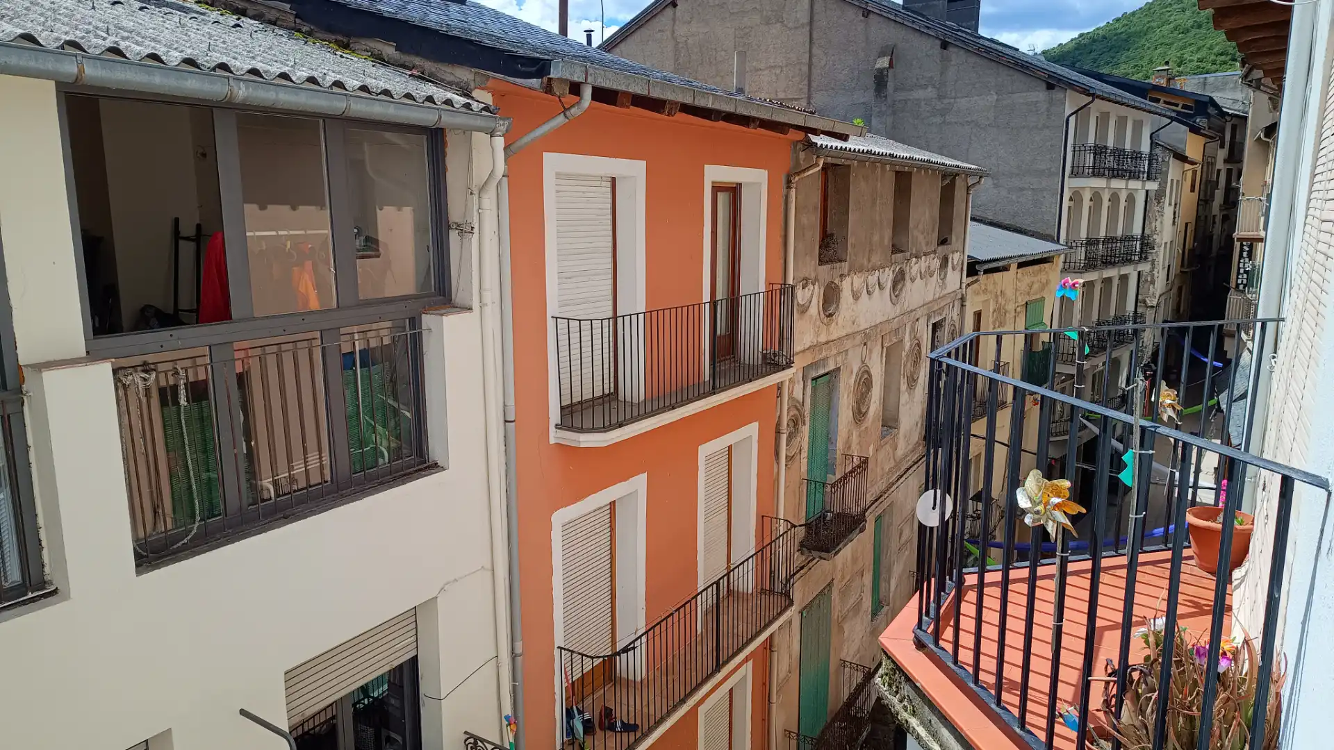 Balcony of Flat for sale in Sort  with Heating, Furnished and Oven