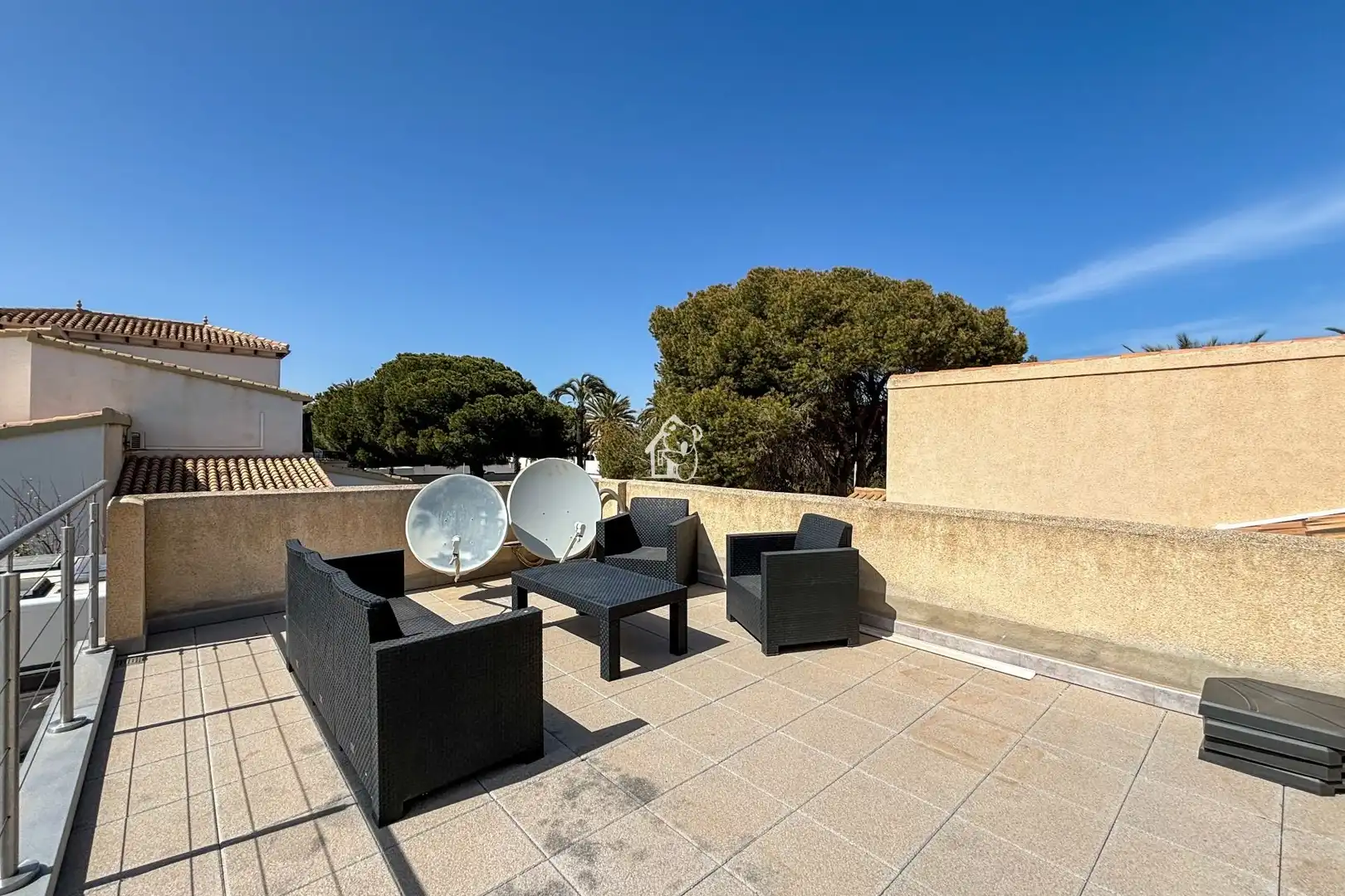 Terrassa de Casa o xalet de lloguer en Orihuela amb Aire condicionat, Jardí privat i Terrassa