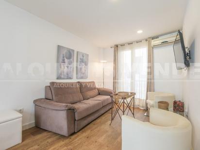 Living room of Flat for sale in  Sevilla Capital  with Air Conditioner, Heating and Terrace